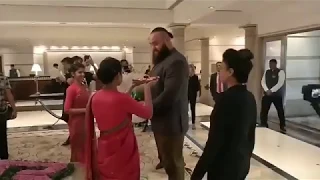 Braun Strowman huge welcome in India