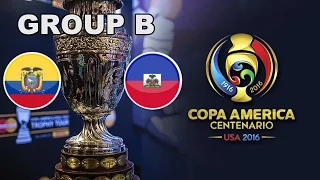 PES 2016 - Copa América Centenario - Group B - Ecuador v Haiti