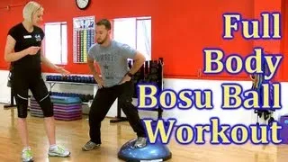 Full Body Bosu Ball Workout | Fat Burn Training, How To for Beginners | The Hills Fitness Austin