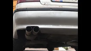 BMW E39 530D Exhaust / Stage 2 / Without Cat / Straight Pipe :)