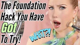 OVER 40?? This Foundation Hack Will CHANGE YOUR LIFE! 😲 Coverage Without The Cake!