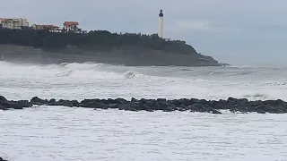 Meer in Biarritz  Frankreich (Oktober 203)