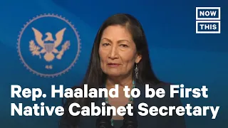 Rep. Deb Haaland Accepts Nomination for Secretary of the Interior | NowThis