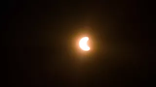 Time-lapse Video of a Partial Solar Eclipse 2017