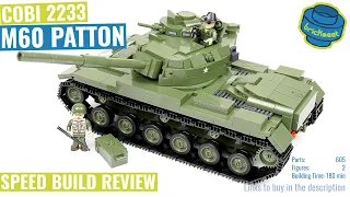 COBI 2233 M60 PATTON - Speed Build Review