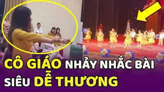 🔥 Cô Giáo Mầm Non Nhảy Nhắc Bài Các Em Nhỏ Siêu Dễ Thương Chiếm Cả Spotlight | Tin Nhanh