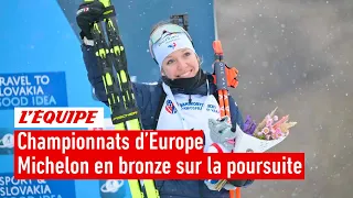 Biathlon 2023/24 - Championnats d'Europe : Océane Michelon décroche le bronze sur la poursuite