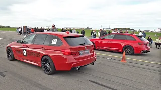 770HP BMW M340i Touring PURE TURBOS vs 696HP Audi RS4 Avant B9 NAR&CAR Performance