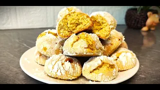 Orange Crinkle Puff Cookies That Are Great For Any Occasion!