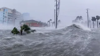 15ft Storm Surge Washes Away Homes in Ft. Myers Beach - Hurricane Ian