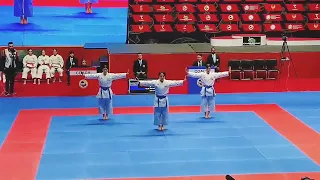 Female Team Kata(Senior)__Iran🇮🇷Vs Japan🇯🇵-AKF 2022#karateviews#wkf#kata#female#senior