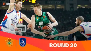 Panathinaikos-Efes | Round 20 Highlights | 2023-24 Turkish Airlines EuroLeague