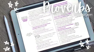 iPad Bible Study on Proverbs 24 | Bible Study with Me | Digital Bible Study