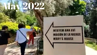 House of Virgin Mary ! Izmir Selcuk Virgin Mary's House ! religious tour 2022 !