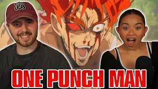 GAROU IS INSANE!! GAROU VS GENOS! - One Punch Man Season 2 Episode 11 REACTION!