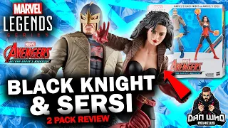 Marvel Legends Black Knight & Sersi Avengers 60th Anniversary 2 Pack Review