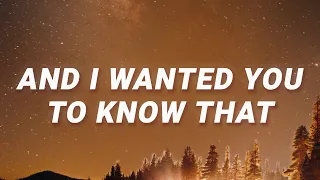 Sam Smith - And I wanted you to know that (Make It To Me) (Lyrics)