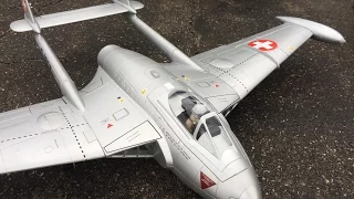 Rc De Havilland Venom DH-112 at MFG Dübendorf Familly Flightday 20.September 2014