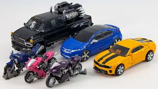 Transformers Movie ROTF SS Arcee Chromia Elita1 Bumblebee Jolt Ironhide Vehicle Car Robot Toys