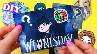 Wednesday MYSTERY BOX Unboxing | Paper Squishy | Handmade Toca Boca DIY Paper Crafts #diy #wednesday