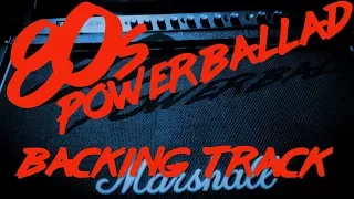 Power Ballad Backing Track - 80s Metal Ballad in E minor