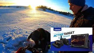 Lowrance FS + Active Target для ловли зимой!? Стая бели онлайн!