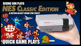 NES Classic Edition - Quick play of each game