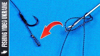 How to Tie a Micro Loop with a Boily Needle | Super LIFEHACK | 1080p | FishingVideoUkraine