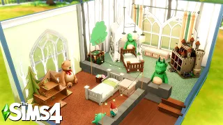 Platform Twin Toddlers Castle Bedroom: The Sims 4 Room Building #Shorts