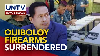 Apollo Quiboloy’s camp relinquished several firearms