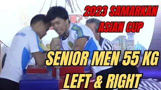 Armwrestling Asian Cup 2023 Senior Men 55 KG Left & Right