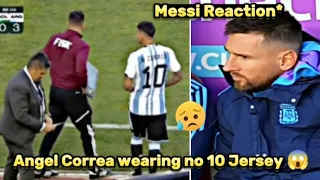 Messi & Bolivia Fans Reactions to Angel Correa wearing no 10 Jersey!! 😱