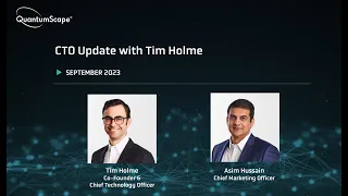 CTO Update with Tim Holme