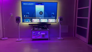 KEF LSX Sound Test (with KEF S1 Floor Stand) 케프 LSX 피아노화이트