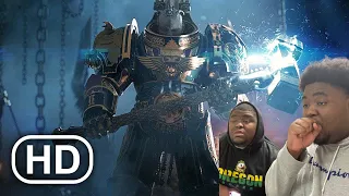 (Twins React) to WARHAMMER 40K Inquisitor Destroys Everyone Scene (2023) 4K ULTRA HD REACTION