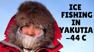 Ice fishing in Yakutia