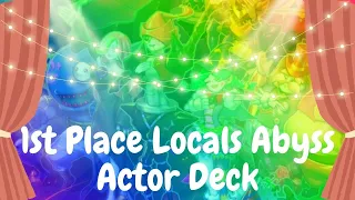 Yu-Gi-Oh - 1st Place Locals Abyss Actor Deck Profile