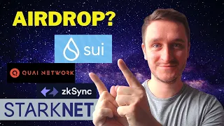 Crypto Airdrop - SUI, zkSync, Starknet, Quai Network free tokens