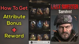 Base Decor - How to get Attribute Bonus and Reward || Last Shelter Survival