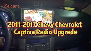 2011-2017 Chevy Chevrolet Captiva Factory Stereo Replacement Installation