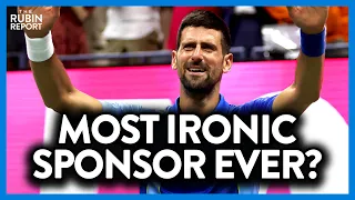You Won't Believe Who Sponsored This Novak Djokovic US Open Highlight | DM CLIPS | Rubin Report