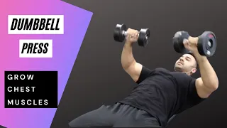 Dumbbell Press to GROW CHEST MUSCLES! (Hindi / Punjabi)