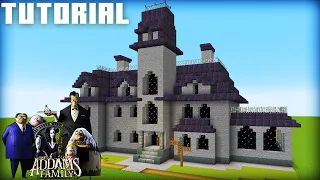 Minecraft Tutorial: How To Make Wednesday Addams Family House "The Addams Family"