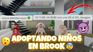 ✨😈ADOPTANDO NIÑOS EN BROOKHAVEN👶✋||Roblox