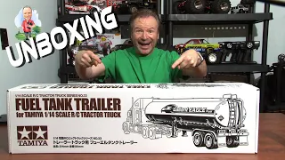REVISED - Unboxing the 1:14 scale Tamiya Fuel Tank Trailer