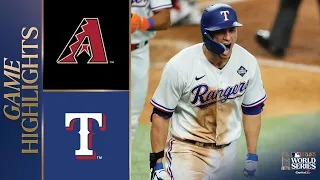 D-backs vs. Rangers World Series Game 1 Highlights (10/27/23) | MLB Highlights