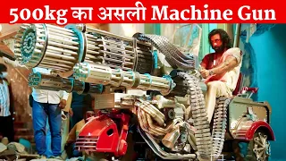 Ranbir Kapoor Use 500 kg Real Heavy Machine Gun In Animal Movie