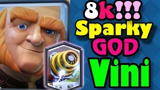 🏆Vini Sparky 🏆BEST SPARKY DECK EVER! NEW WORLD RECORD! Clash Royale