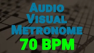 70 BPM Audio-Visual Metronome/Click Track