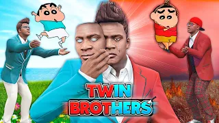 Franklin lost His Rich Twin Brother & Shinchan In GTA 5 | Twin Bothers Season 2